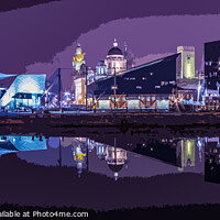Buy canvas prints of Canning Dock Panorama by Paul Madden