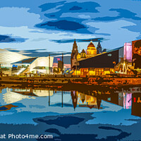 Buy canvas prints of Canning Dock Panoramic by Paul Madden