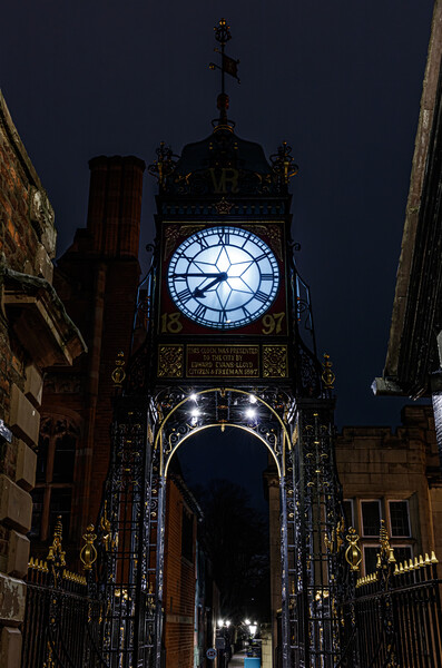 Chester Eastgate Clock Picture Board by Paul Madden