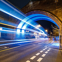 Buy canvas prints of Long exposure of a bus in Chester by Paul Madden