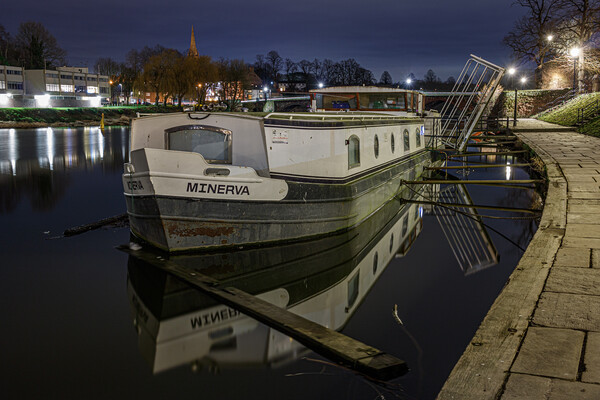Minerva on the River Dee Picture Board by Paul Madden