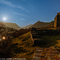 Buy canvas prints of Dolbadarn Castle by Paul Madden