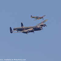 Buy canvas prints of The Battle of Britain Memorial flight by Paul Madden