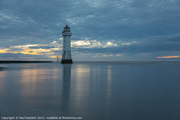 New Brighton lighthouse long exposure Picture Board by Paul Madden