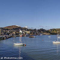Buy canvas prints of Conwy Castle and Marina Panorama by Paul Madden