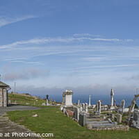 Buy canvas prints of St Tudnos Church Panorama by Paul Madden