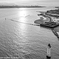 Buy canvas prints of New Brighton and Liverpool waterfront by Paul Madden