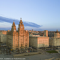 Buy canvas prints of The Three Graces at sunset by Paul Madden