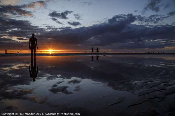 Crosby Beach Picture Board by Paul Madden