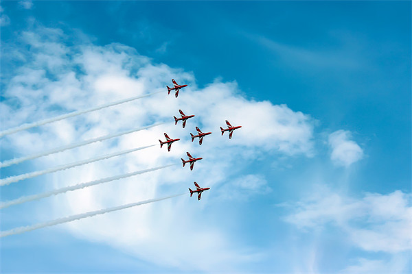 The Red Arrows Display Picture Board by Paul Madden