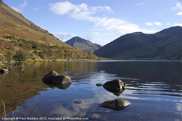 Wastwater lake District Cumbria Picture Board by Paul Madden