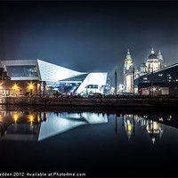 Buy canvas prints of Canning Dock Reflections by Paul Madden