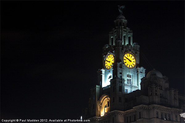 Royal Liver Building Liverpool Picture Board by Paul Madden