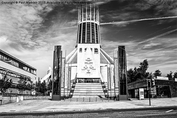 Liverpool metropolitan cathedral Picture Board by Paul Madden