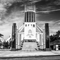 Buy canvas prints of Liverpool metropolitan cathedral by Paul Madden