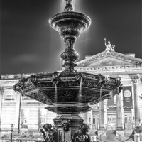 Buy canvas prints of William Brown Street Fountain by Paul Madden