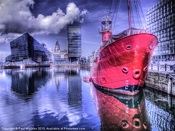 Canning Dock HDR Picture Board by Paul Madden