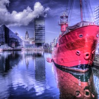 Buy canvas prints of Canning Dock HDR by Paul Madden
