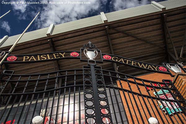 Paisley Gates - Anfield Picture Board by Paul Madden