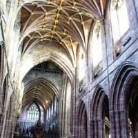 Buy canvas prints of Chester Cathedral Interior by Paul Madden