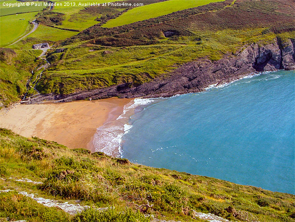 Mwnt Bay, Ceredigion, Wales Picture Board by Paul Madden