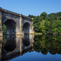 Buy canvas prints of River Lune Aqueduct by Paul Madden