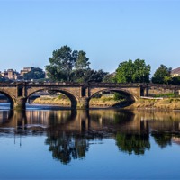 Buy canvas prints of River Lune Bridge by Paul Madden