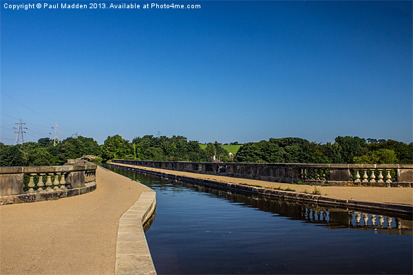 Lancaster Canal Aqueduct Picture Board by Paul Madden