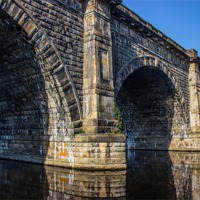 Buy canvas prints of Aqueduct over the River Lune by Paul Madden
