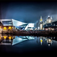 Buy canvas prints of Museum Of Liverpool And Liver Building by Paul Madden