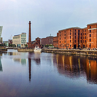 Buy canvas prints of Canning Dock Panoramic by Paul Madden