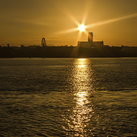Buy canvas prints of Sunrise Over Liverpool Cathedral by Paul Madden