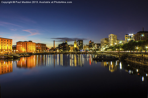 Salthouse Dock Liverpool Picture Board by Paul Madden