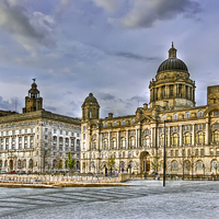 Buy canvas prints of The Three Graces Of Liverpool by Paul Madden