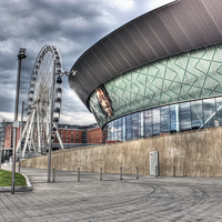 Buy canvas prints of Liver Echo Arena and big wheel by Paul Madden