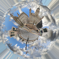 Buy canvas prints of Liverpool 360 Circular by Paul Madden