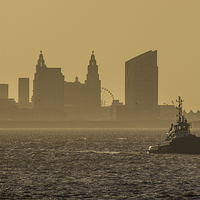 Buy canvas prints of Mersey in the morning by Paul Madden