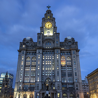 Buy canvas prints of The Royal Liver Building by Paul Madden