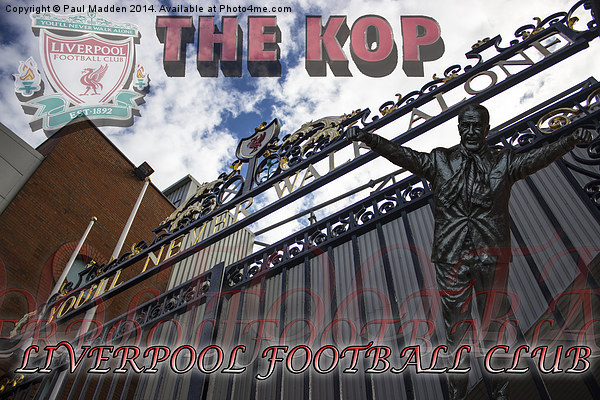 Liverpool FC Montage Picture Board by Paul Madden