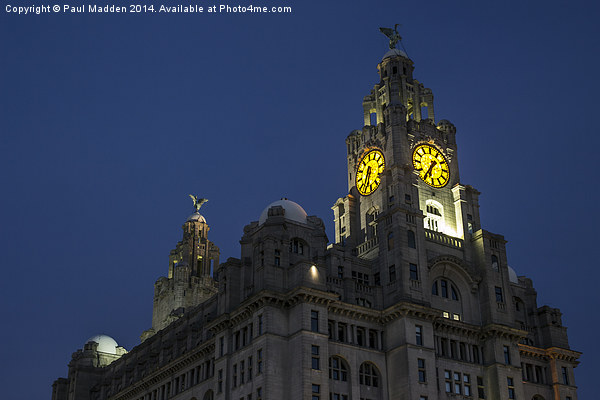 The Liver Building Picture Board by Paul Madden