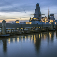 Buy canvas prints of HMS Dragon by Paul Madden