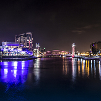Buy canvas prints of Salford Quays - Manchester by Paul Madden