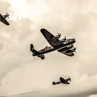 Buy canvas prints of Battle Of Britain Memorial Flight by Paul Madden