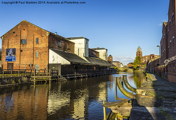 Wigan Pier In The Sun Picture Board by Paul Madden