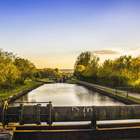 Buy canvas prints of Top of the locks by Paul Madden