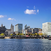 Buy canvas prints of Salthouse Dock Panoramic by Paul Madden