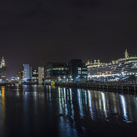 Buy canvas prints of Queen Victoria from the Princes Dock by Paul Madden