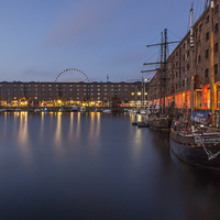 Buy canvas prints of Albert Dock in the early morning by Paul Madden