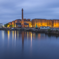 Buy canvas prints of  Canning Dock and Pump House by Paul Madden