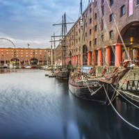 Buy canvas prints of  Albert Dock during the River Festival by Paul Madden